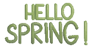 Hello Spring Sticker