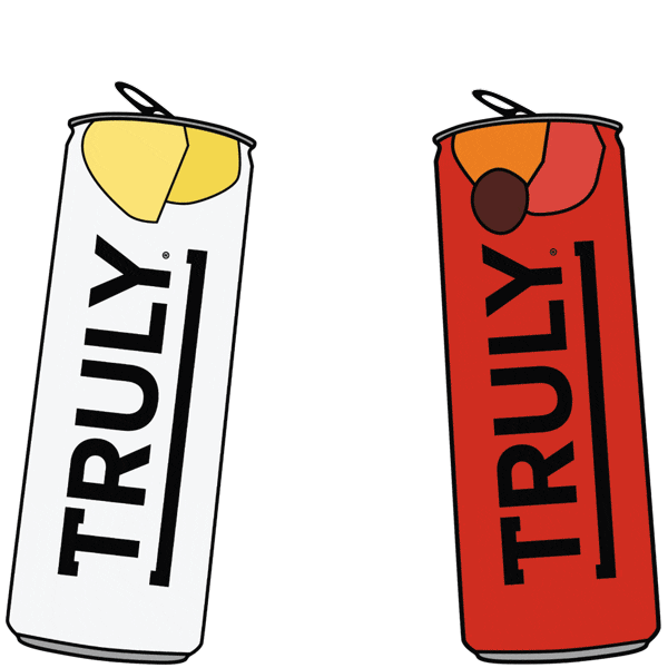 Happy Hour Rage Sticker by TRULY HARD SELTZER