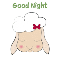 Good Night Sheep Sticker