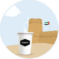 Drive Thru Specialtycoffee Sticker by Saddle Cafe