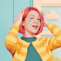 Wig Flora GIF by Mundo Bita