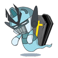 Ghost Dying Sticker by zotac