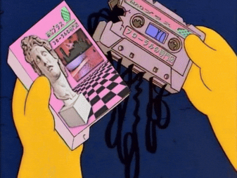 Simpsons Vapor GIF by Database數據