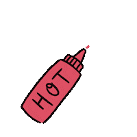 Hot Sauce Tabletop Sticker by Big Potato Games