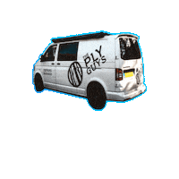 ThePlyGuys happy adventure explore mtb Sticker