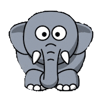elephant STICKER by imoji
