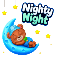 Tired Good Night Sticker by Lucas and Friends by RV AppStudios