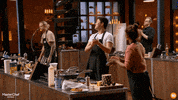 Masterchefau Elbow Bump GIF by MasterChefAU