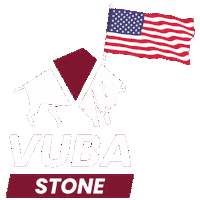 Usa America Sticker by Vuba Resin Products