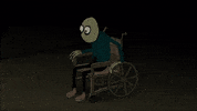 Salad Fingers Wheelchair GIF by David Firth