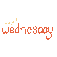 Days Of The Week Wednesday Sticker