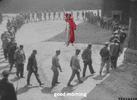 Good Morning Clown GIF by PEEKASSO