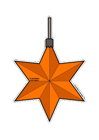 Christmas Star Sticker by Yo entreno con Pablo