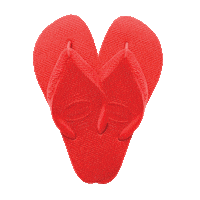 havaianasapac love happy heart red Sticker