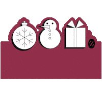 Christmas Snowman Sticker by Zorbas Bakeries