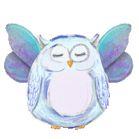 VirtualSuccessPartners peace fly wings owl Sticker