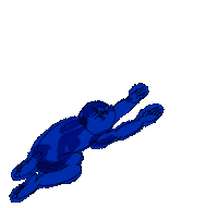 ahnjyo heart blue drawing please Sticker