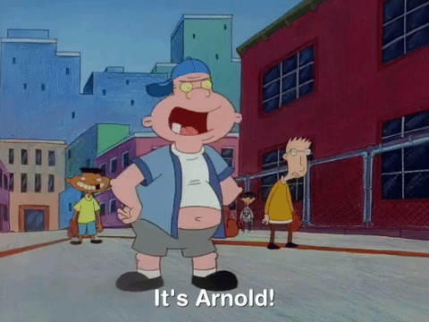 hey arnold nick splat GIF