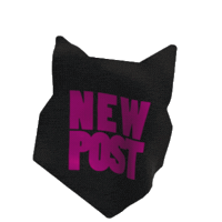 wolf new post Sticker