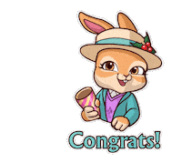 Seekers Notes Bunny Sticker by MYTONA