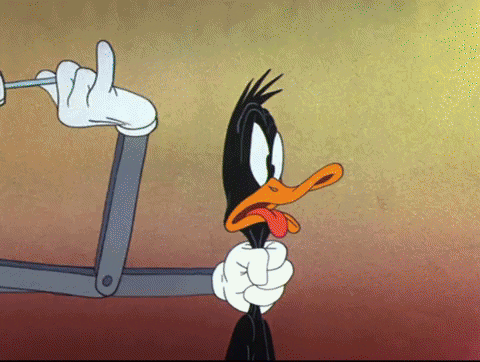 BobHope666 giphyupload daffy duck baby bottleneck GIF