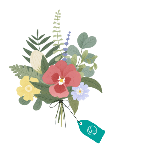 For You Flower Sticker by Mineral Botanica