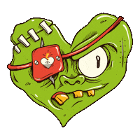 Heart Love Sticker by El Mutante