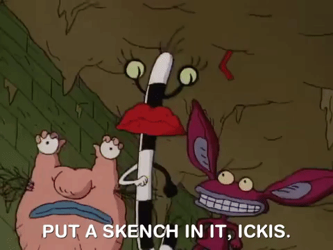 nickrewind giphydvr nicksplat aaahh real monsters giphyarm044 GIF