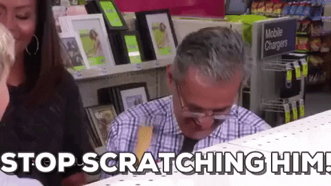 scratching ellen degeneres GIF by Obama