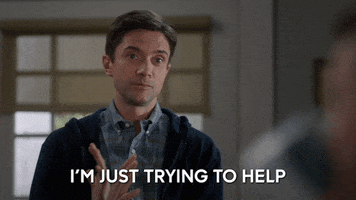Topher Grace Help GIF by ABC Network
