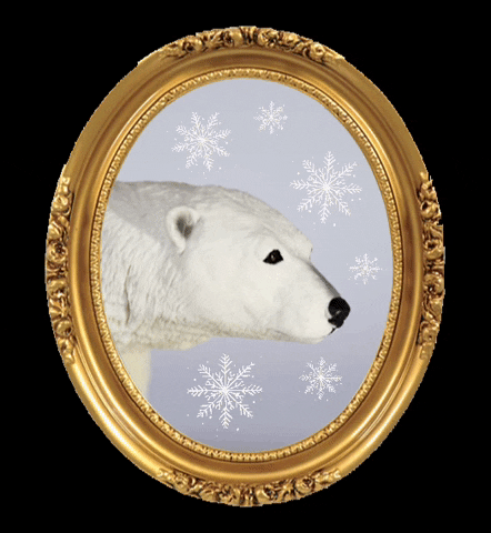 ccminifactory snowflake miniature polarbear ccminifactory GIF