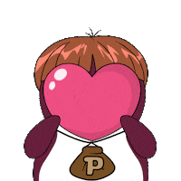 I Love You Hearts Sticker by Pudgy Penguins