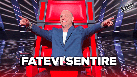 Clementino GIF by The Voice of Italy