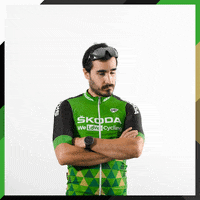 Head No GIF by Škoda We Love Cycling France