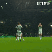 Celtic Fc Hug GIF by Celtic Football Club