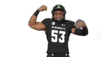 College Football Sticker by Hawaii Athletics