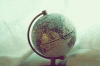 world spinning GIF