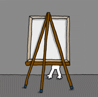 chippythedog love art painting portraits GIF