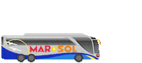 maresolviagens sun sol bus mar Sticker