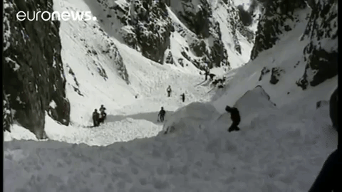 Avalanche GIF by euronews