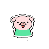 pigsyfun happy funny excited lol Sticker