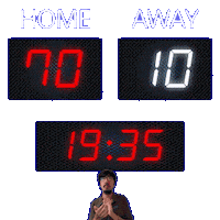 10 Away Sticker