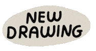 Artist Drawing Sticker