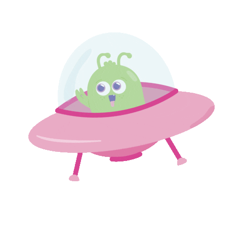 Space Galaxy Sticker by Glo Pals