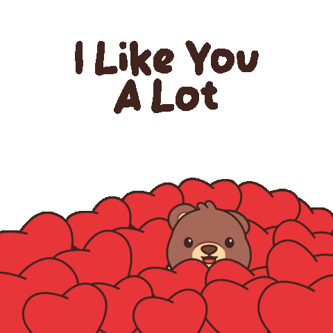 I Love You Kiss Sticker by BEARISH