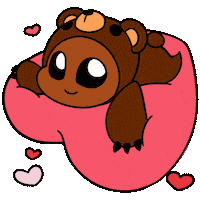 I Love You Kiss Sticker by Christophers Genie