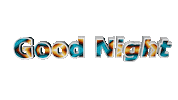Good Night Sticker