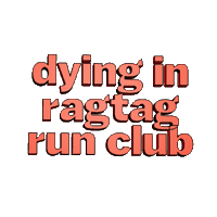 Ragtag Run Club Sticker by RAGTAG Training