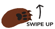 Swipe Up Black Arrow Sticker by Georgian College