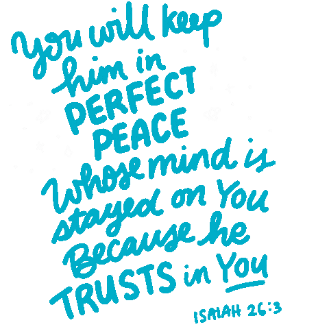 Bible Verses Peace Sticker by Mighty Hands